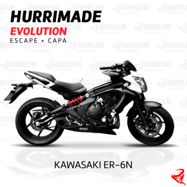 Imagem do produto Escapamento Hurrimade Evolution Kawasaki ER-6N 2013 a 2017