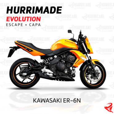 Imagem do produto Escapamento Hurrimade Evolution Kawasaki ER 6N 2008 a 2012
