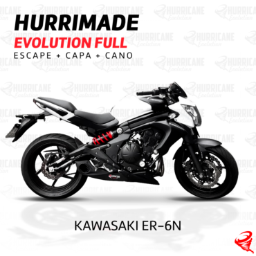 Imagem do produto Escapamento Hurrimade Evolution Full Kawasaki ER-6N 2013 a 2017