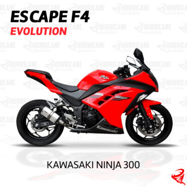 Imagem do produto Escapamento F4 Evolution Ninja 300 2008 a 2025