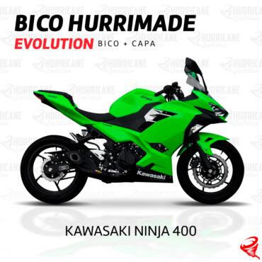 Imagem do produto Escapamento Bico Hurrimade Evolution Kawasaki Ninja 400 2018 a 2024