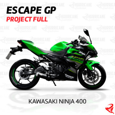 Imagem do produto Escapamento GP Project Full Kawasaki Ninja 400 2018 a 2024