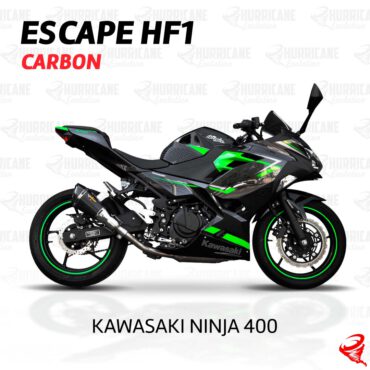 Imagem do produto Escapamento HF1 Carbon Kawasaki Ninja 400 2018 a 2024
