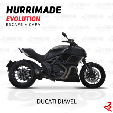 Imagem do produto Escapamento Hurimade Evolution Ducati Diavel 2011 a 2018