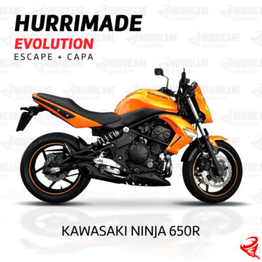 Imagem do produto Escapamento Hurrimade Evolution Kawasaki Ninja 650R 2008 a 2012