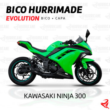Imagem do produto Escapamento Bico Hurrimade Evolution Kawasaki Ninja 300 2008 a 2025