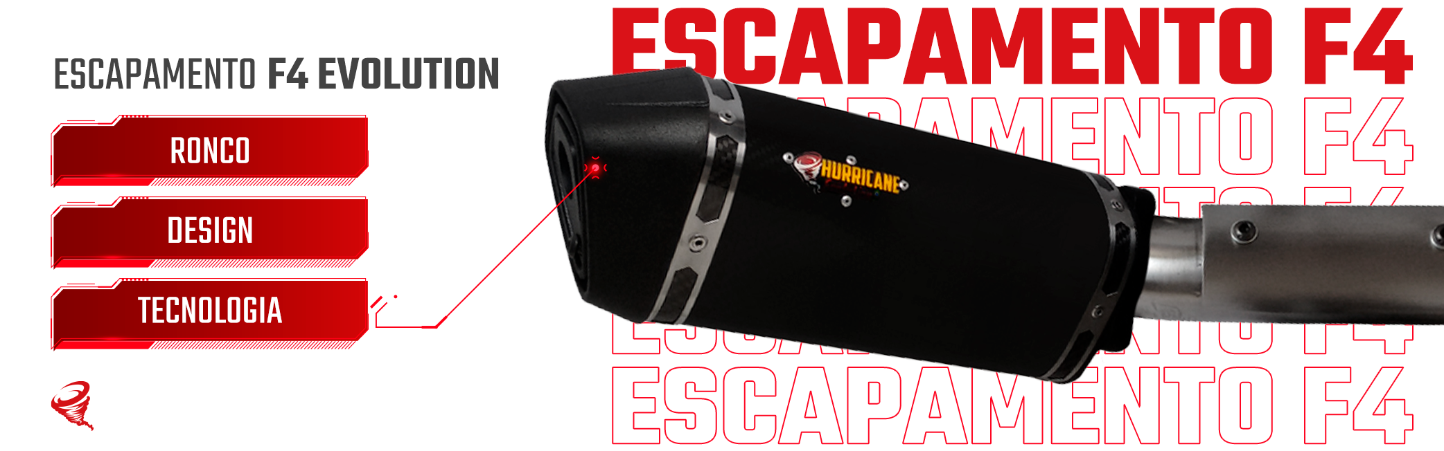 Imagem do slide Escapamento F4 Evolution - 