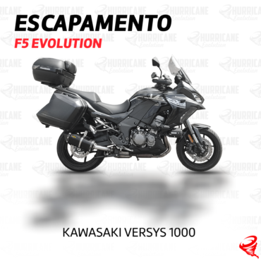 Imagem do produto Escapamento F5 Evolution Kawasaki Versys 1000 2020 a 2024