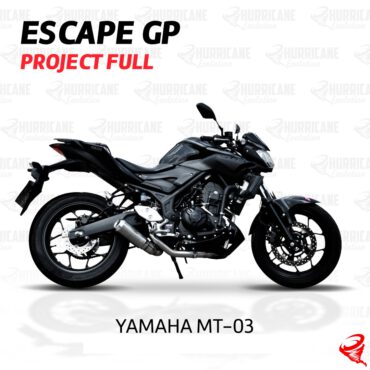 Imagem do produto Escapamento GP Project Full Yamaha MT 03 2016 a 2025