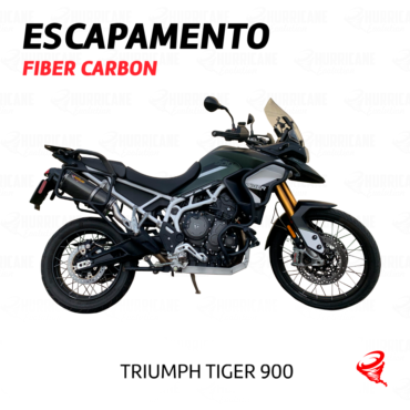 Imagem do produto Escapamento Fiber Carbon Double Triumph Tiger 900 2020 a 2023