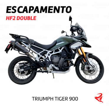 Imagem do produto Escapamento HF2 Double Triumph Tiger 900 2020 a 2023