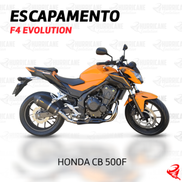 Imagem do produto Escapamento F4 Evolution Honda CB 500F 2019 a 2025