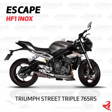 Imagem do produto Escapamento HF1 Inox Triumph Street Triple 765RS 2017 a 2022