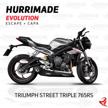 Imagem do produto Escapamento Hurrimade Evolution Triumph Street Triple 765RS 2017 a 2022