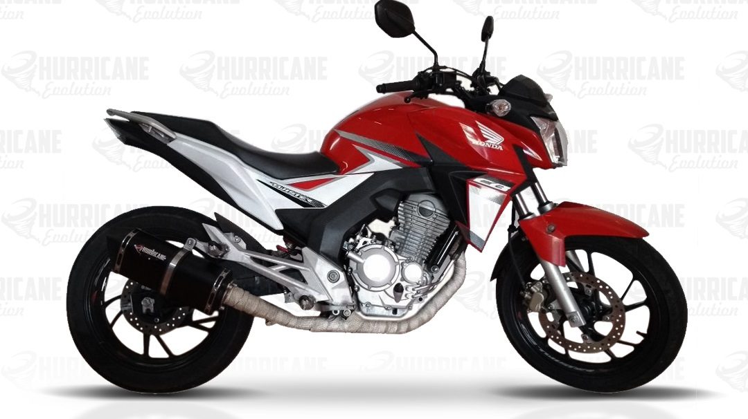 Capa do vídeo  Escapamento F5 Evolution Full Honda CB 250F Twister 2016 a 2022
