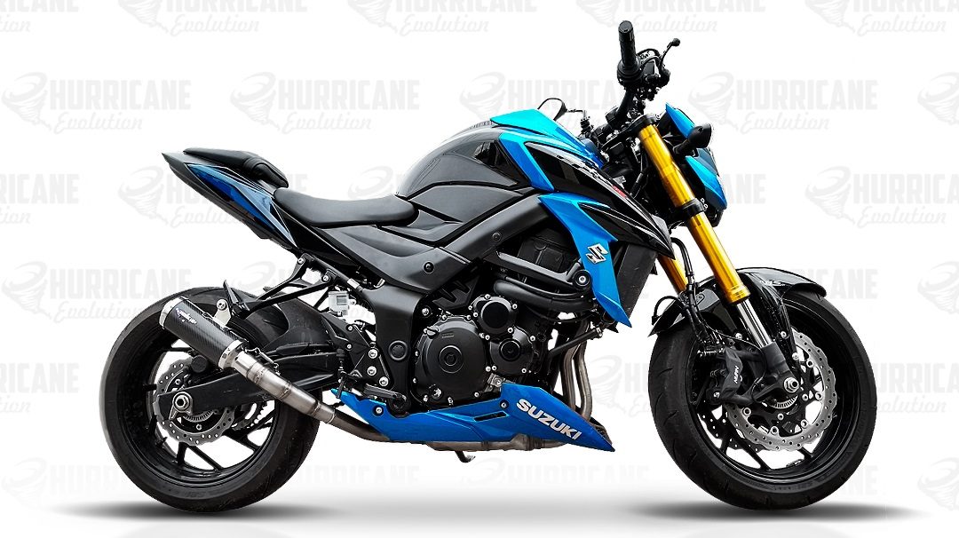 Capa do vídeo  Escapamento GP Carbon Suzuki GSX-S 750 2017 a 2024