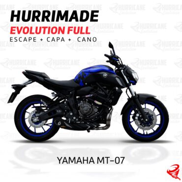 Imagem do produto Escapamento Hurrimade HR Project Full Yamaha MT 07 2014 a 2025