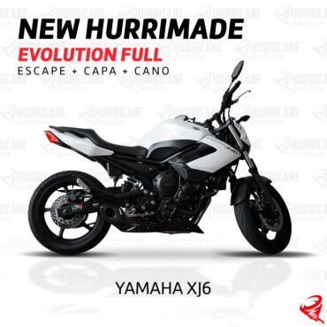 Imagem do produto Escapamento New Hurrimade Evolution Full Yamaha XJ6 2010 a 2019