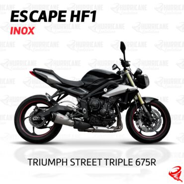 Imagem do produto Escapamento HF1 Inox Triumph Street Triple 675R 2013 a 2016