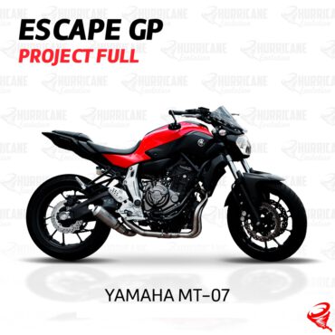 Imagem do produto Escapamento GP Project Full Yamaha MT 07 2014 a 2025