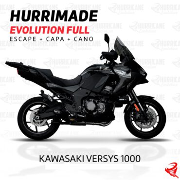 Imagem do produto Escapamento Hurrimade Evolution Full Kawasaki Versys 1000 2020 a 2024