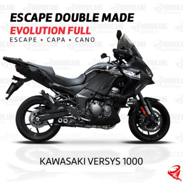 Imagem do produto Escapamento Double Made Evolution Full Kawasaki Versys 1000 2020 a 2024
