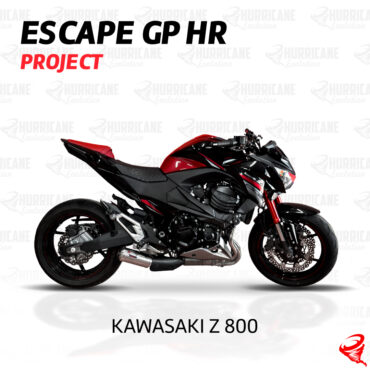 Imagem do produto Escapamento GP HR Project Kawasaki Z 800 2013 a 2017