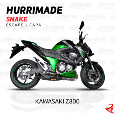 Imagem do produto Escapamento Hurrimade Snake Kawasaki Z 800 2013 a 2017