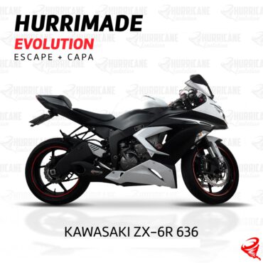 Imagem do produto Escapamento Hurrimade Evolution Kawasaki ZX-6R 2013 a 2016