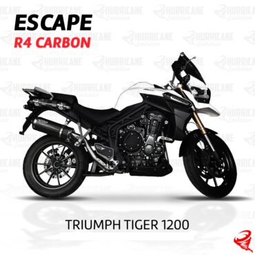 Imagem do produto Escapamento R4 Carbon Triumph Tiger 1200 2013 a 2020