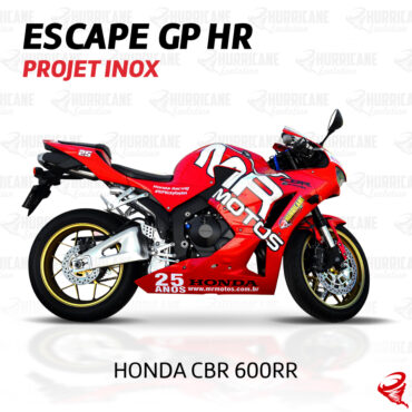 Imagem do produto Escapamento GP HR Project Inox Honda CBR 600RR 2013 a 2017