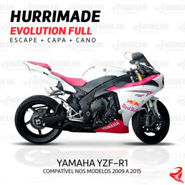 Imagem do produto Escapamento Hurrimade Evolution Full Yamaha YZF R1 2009 a 2015