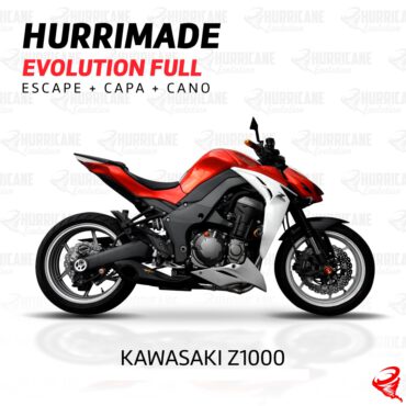 Imagem do produto Escapamento Hurrimade Evolution Full Kawasaki Z 1000 2010 a 2025