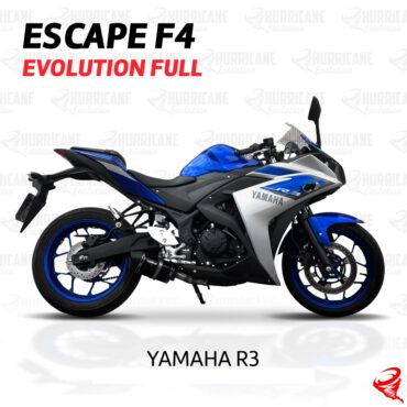 Imagem do produto Escapamento F4 Evolution Full Yamaha R3 2016 a 2025