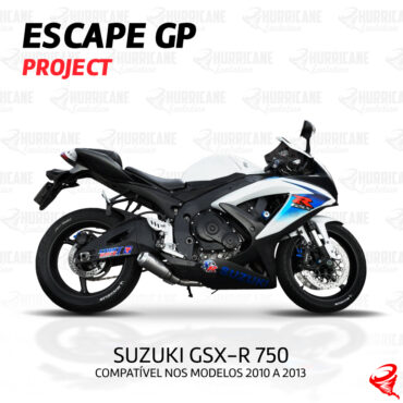 Imagem do produto Escapamento GP Project Suzuki GSX-R 750 2010 a 2013