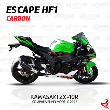 Imagem do produto Escapamento HF1 Carbon Kawasaki ZX-10R 2022 a 2025