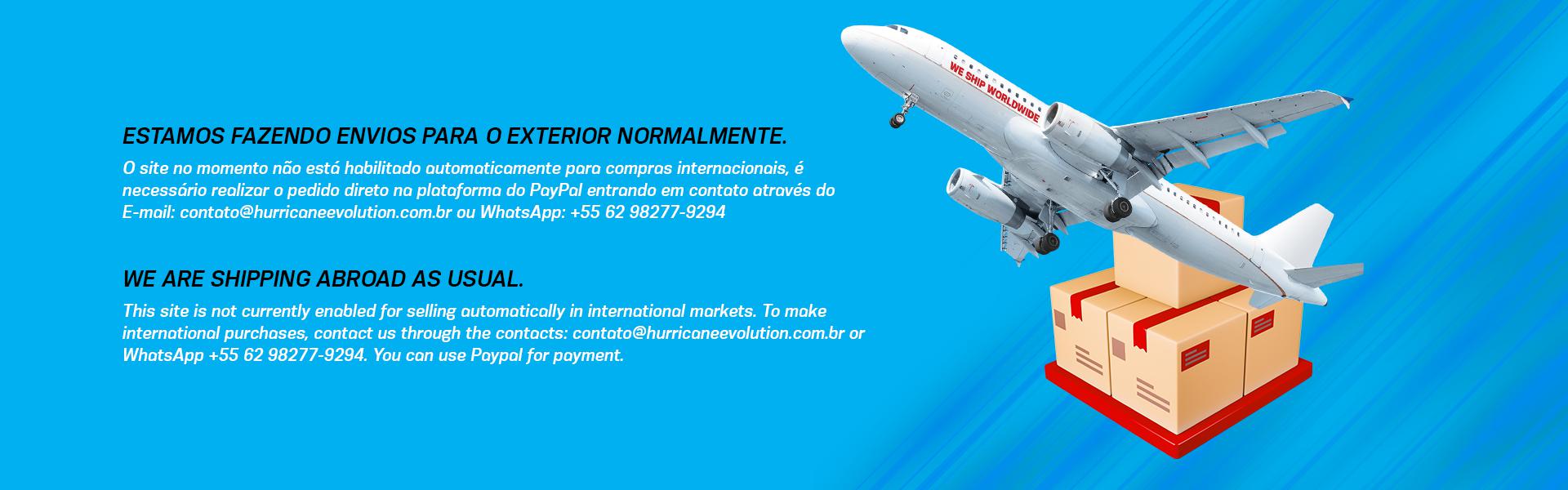 Compras Internacionais - Hurricane Evolution