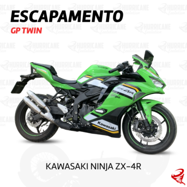Imagem do produto Escapamento GP Twin Kawasaki ZX-4R 2025 a 2026