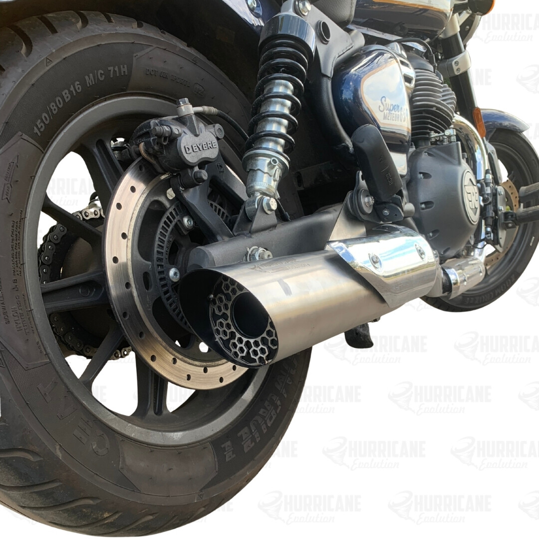Escapamento GP Chanfrado Royal Enfield Super Meteor 650 - Image 3