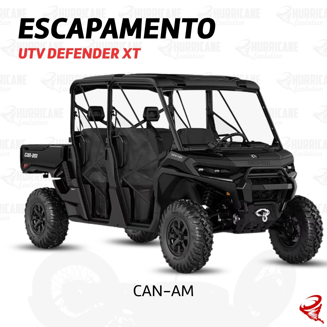 Escapamento UTV Can-am Defender MAX 2018 a 2026